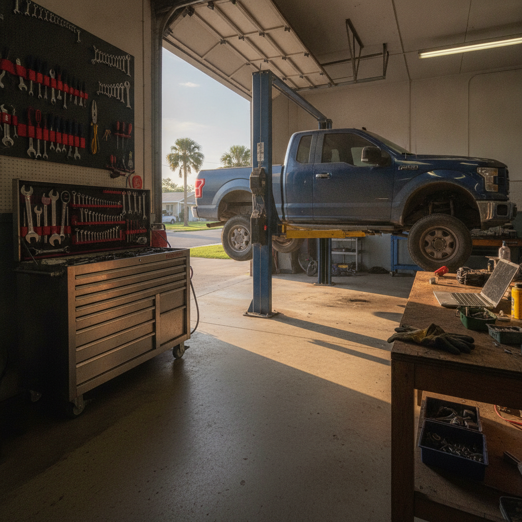 Route 466 Auto shop bay